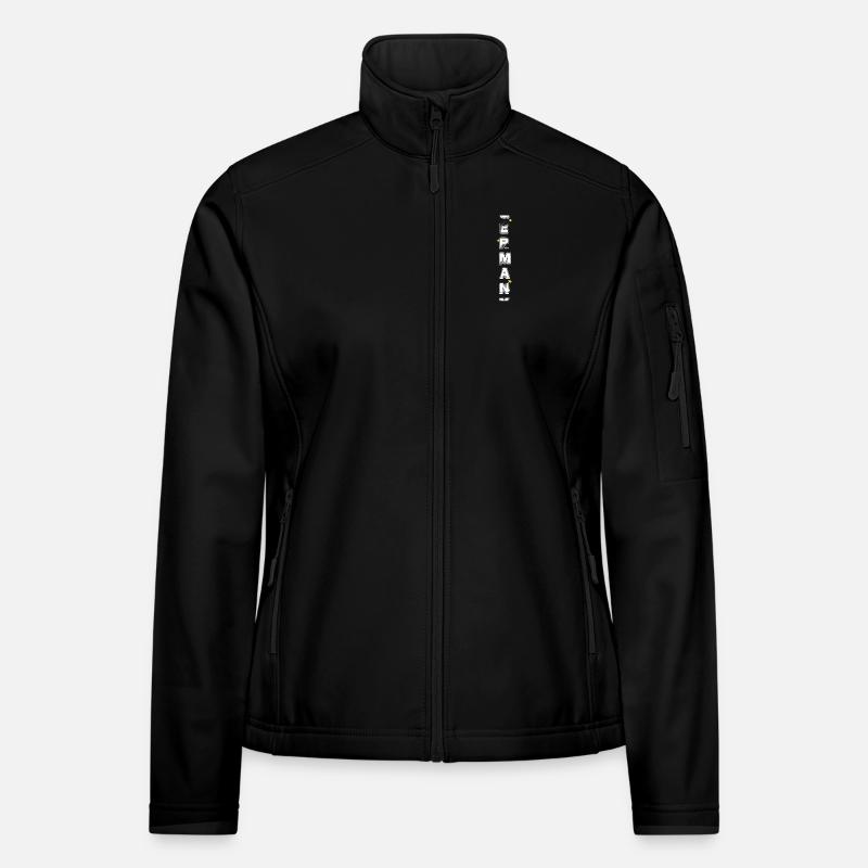 GERMANY lettering vertical Women's Softshell Jacket