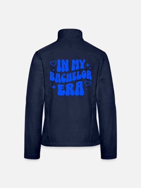 Bachelor Era Studium Universität Ausbildung - Frauen Softshelljacke - Navy - Hinten