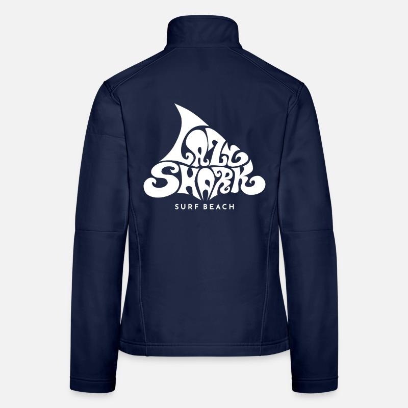 Hai Lazy Shark surf beach sixties beach maritime Women's Softshell Jacket