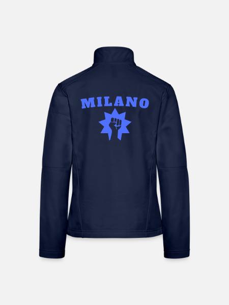 Milano - Frauen Softshelljacke - Navy - Hinten