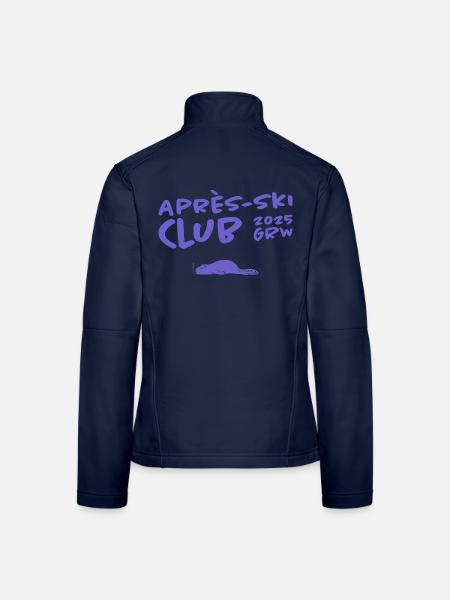 Après-Ski Club - Frauen Softshelljacke - Navy