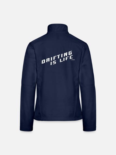 Drifting is life - Frauen Softshelljacke - Navy