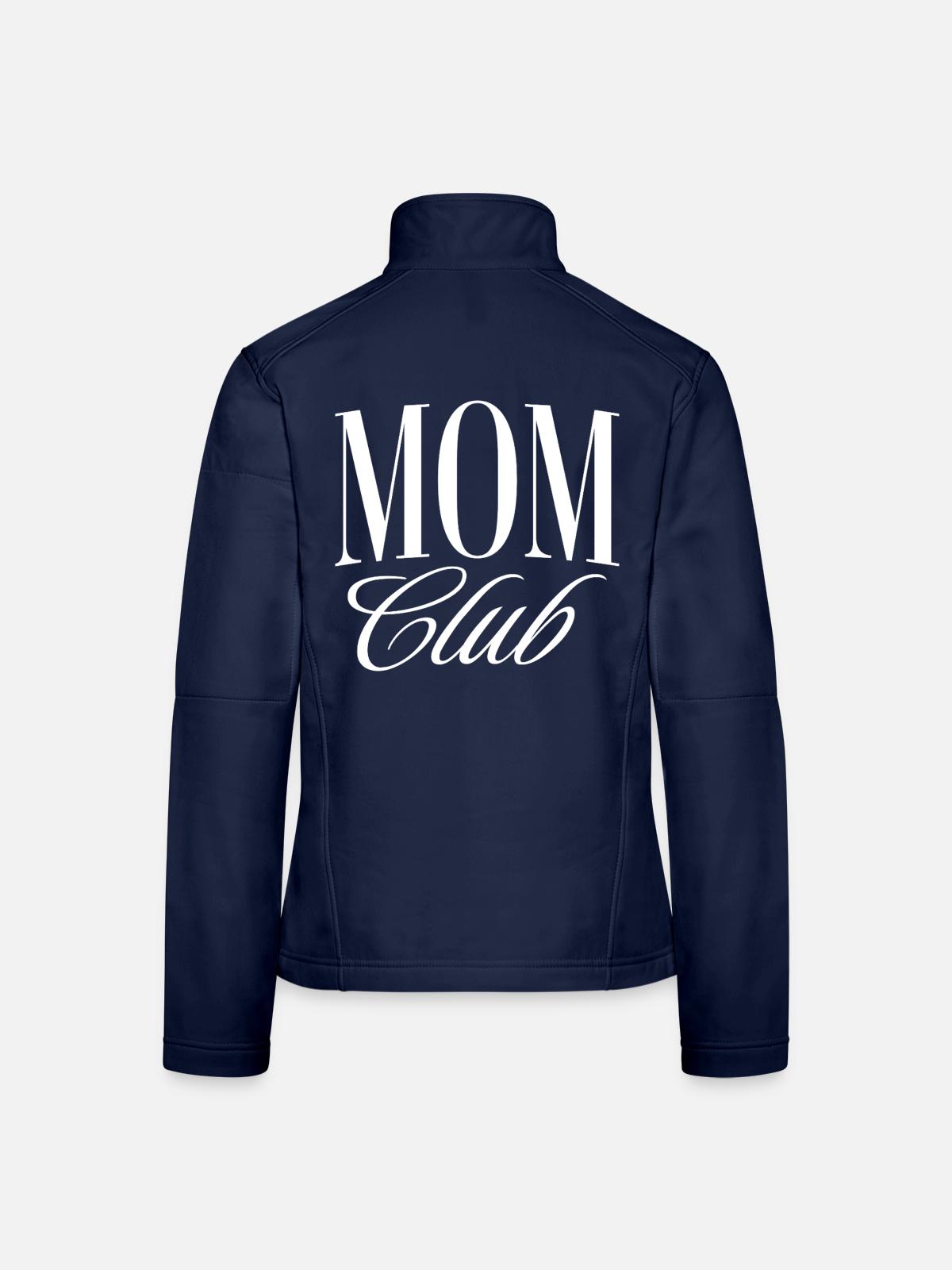 Mama Club - Frauen Softshelljacke - Navy - Hinten
