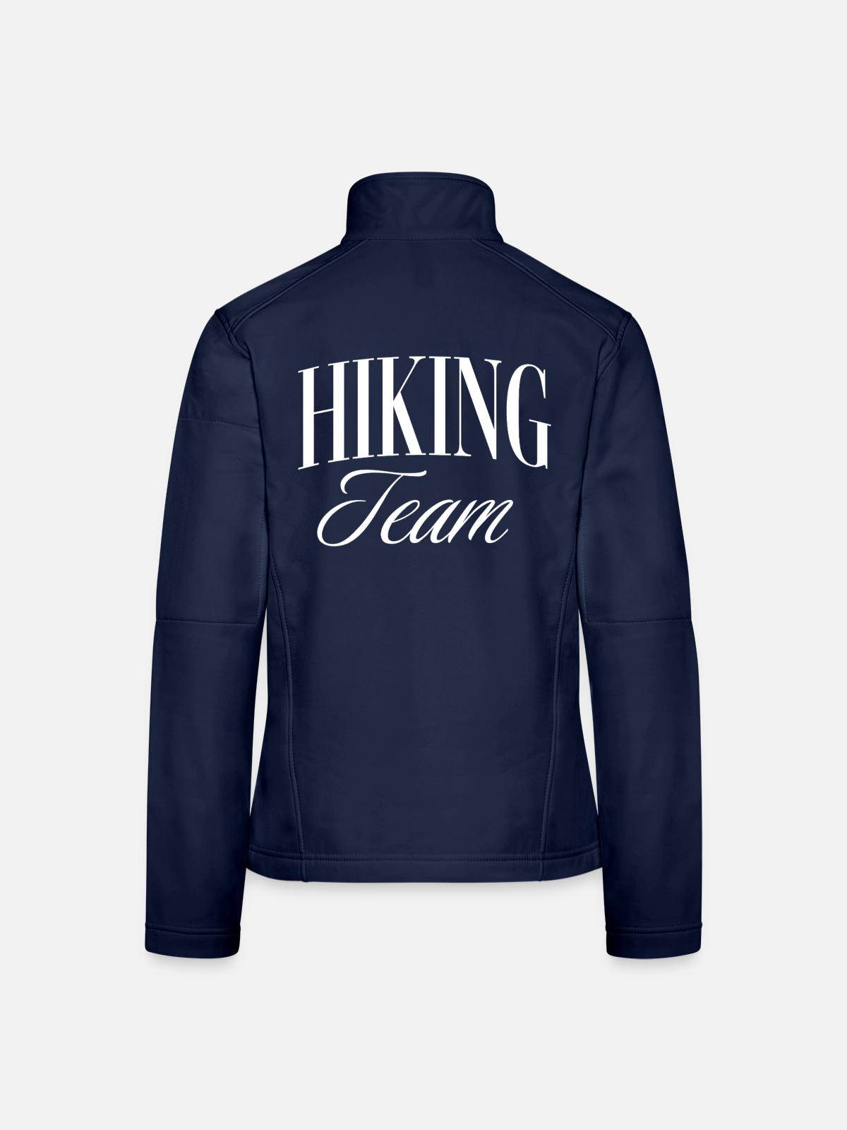 Hiking Team - Frauen Softshelljacke - Navy - Hinten