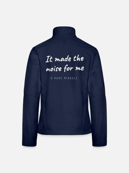 Mechaniker Motor Meister KFZ-Mechaniker Schrauber  - Frauen Softshelljacke - Navy - Hinten