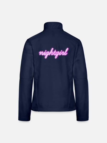 nightgirl - Frauen Softshelljacke - Navy