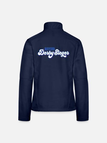 Farben änderbar | Revier Derbysieger - Frauen Softshelljacke - Navy - Hinten