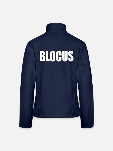 Blockade - Frauen Softshelljacke - Navy - Hinten