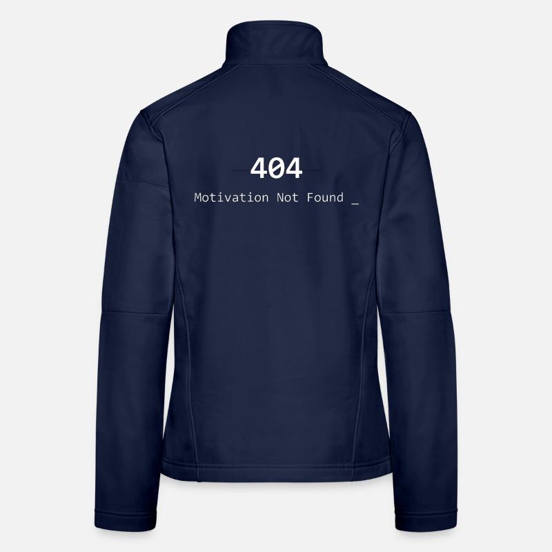 404 Motivation non trouvée Veste en tissu softshell Femme