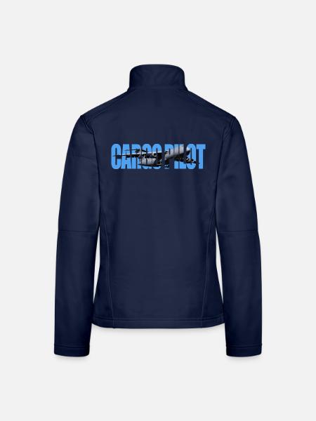 Cargo pilot C-5 - Frauen Softshelljacke - Navy - Hinten