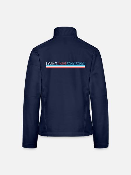 I have handstands - Women's Softshell Jacket - navy