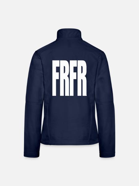 FOR REAL FOR REAL - Frauen Softshelljacke - Navy - Hinten