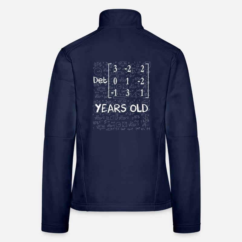 19e anniversaire 19 ans déterminant de matrice Veste en tissu softshell Femme