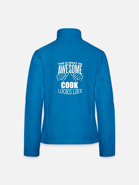 Cooking Cooking Cooking - Women's Softshell Jacket - mouse grey - Back