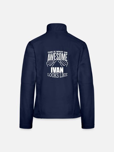 Iwan Iwan Iwan - Frauen Softshelljacke - Navy - Hinten