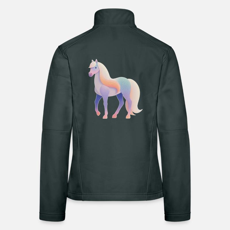 Pferd Frauen Softshelljacke