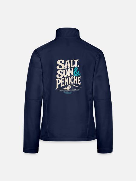 Salt Sun & Peniche - Frauen Softshelljacke - Navy - Hinten