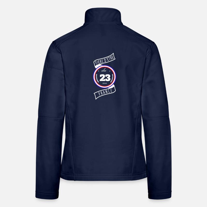 Fière d'être du 23 Veste en tissu softshell Femme