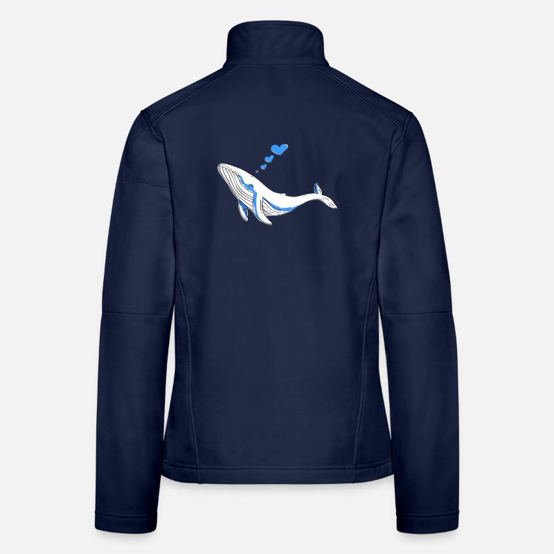 Cool Whale Fish - Whale - Whale Fish Women's Softshell Jacket