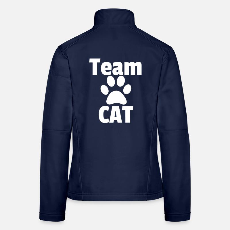Team CAT - Women's Softshell Jacket - navy