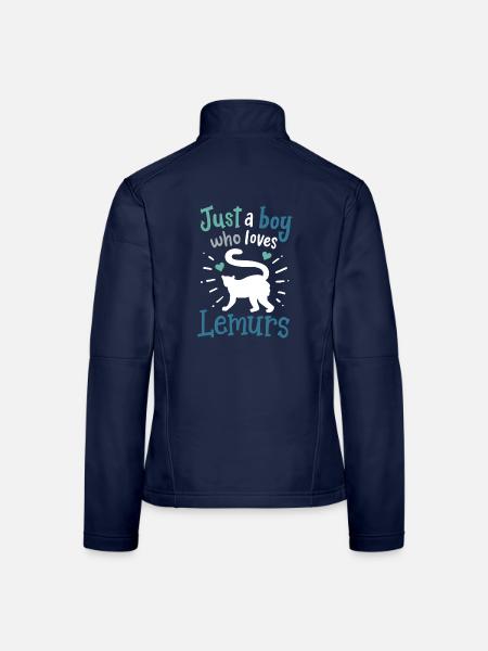 Lemur Lemur Liebhaber - Frauen Softshelljacke - Navy