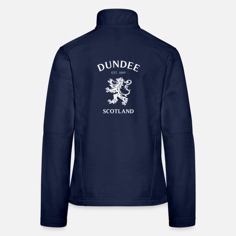 DUNDEE Scotland Schottland - Women's Softshell Jacket - navy
