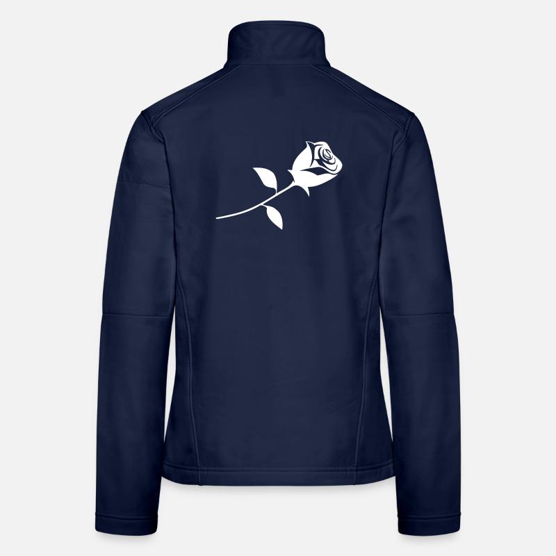 Une rose Veste en tissu softshell Femme