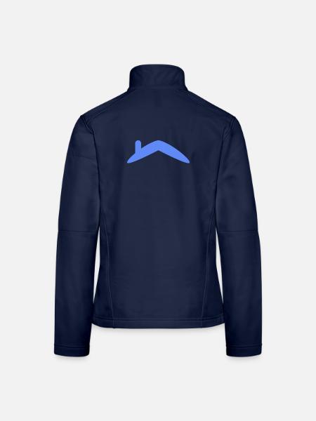 Haus Dach - Frauen Softshelljacke - Navy - Hinten