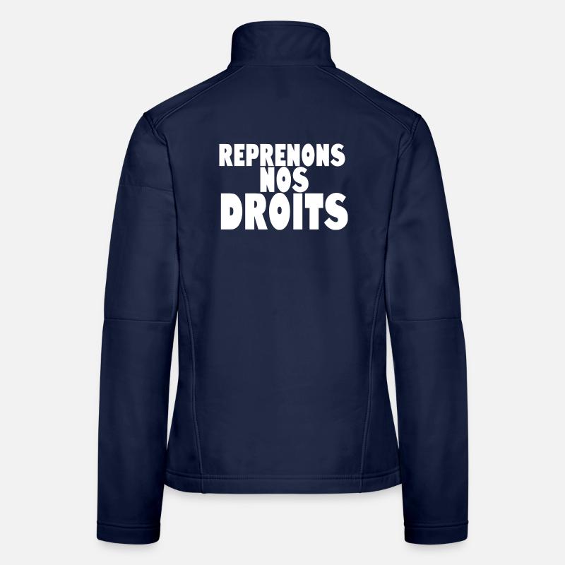 Reprenons nos doits Veste en tissu softshell Femme