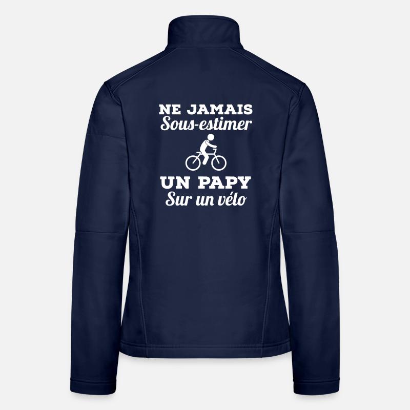 Papy Cycliste Veste en tissu softshell Femme