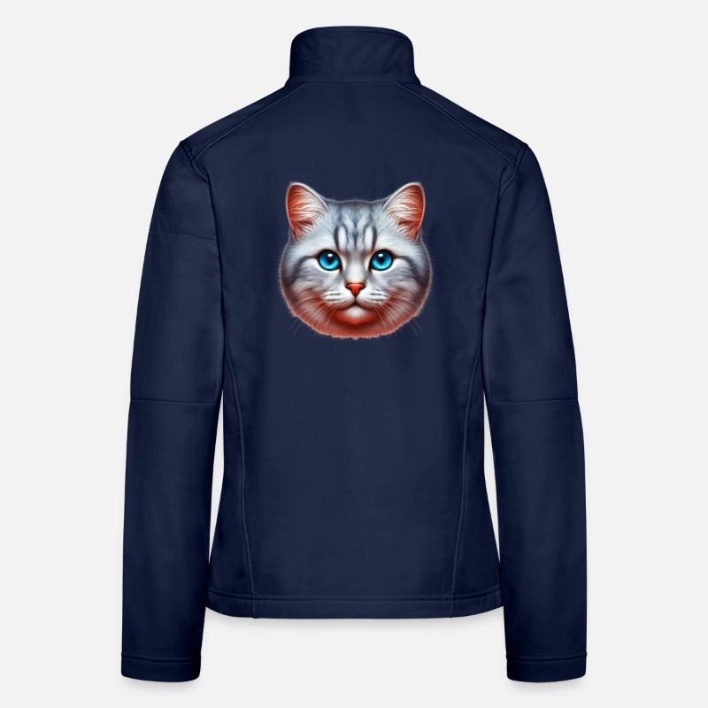 Katze Frauen Softshelljacke