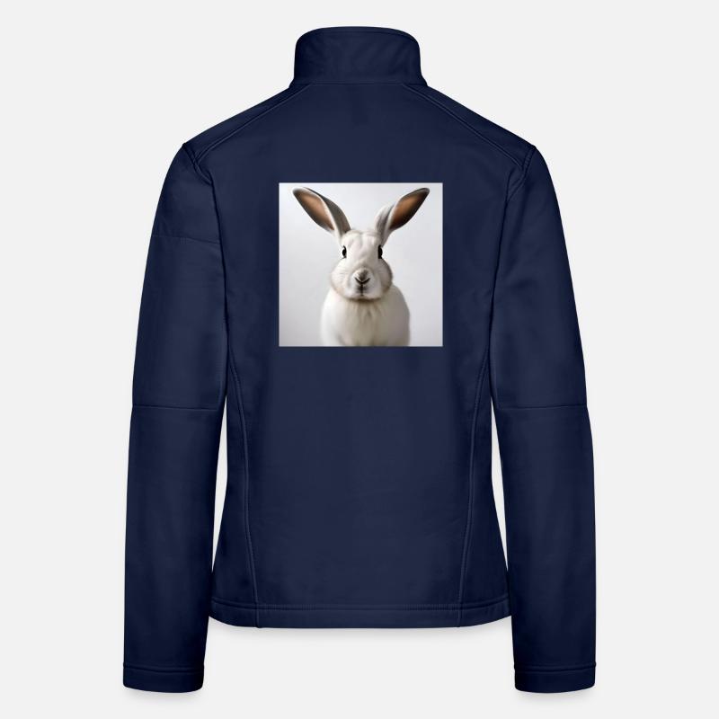 Illustrated White Rabbit Women's Softshell Jacket