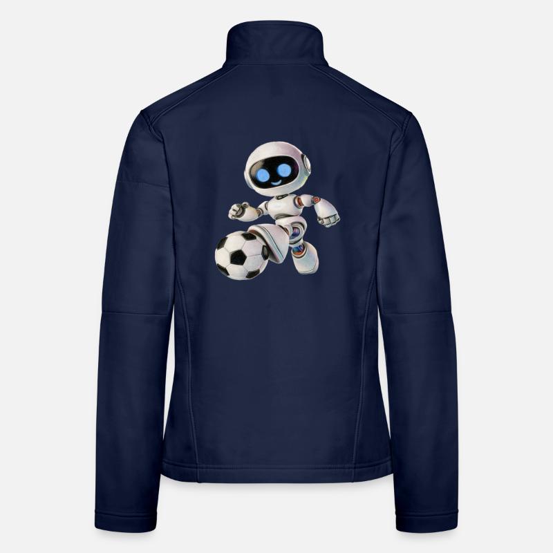 Soccer Robot Women's Softshell Jacket