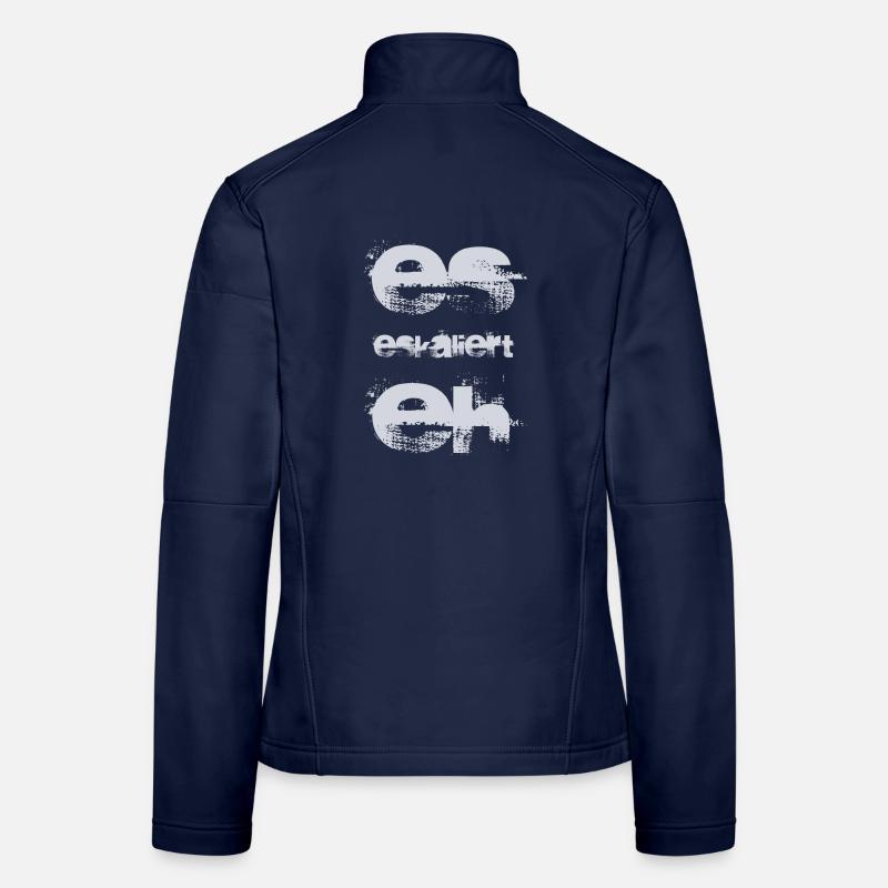 it's escalating anyway Women's Softshell Jacket