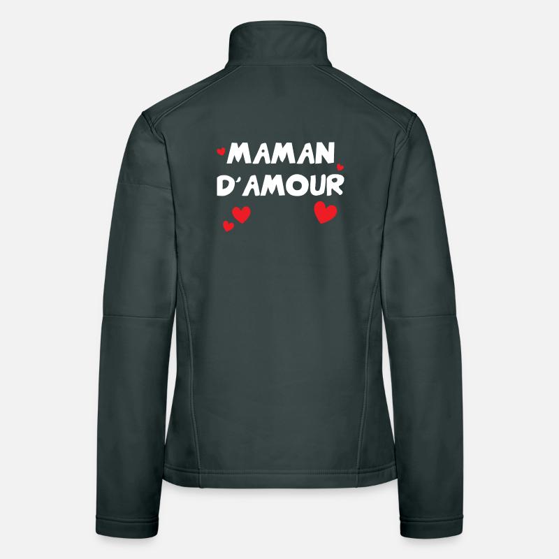 Maman d'Amour - Muttertag Frauen Softshelljacke