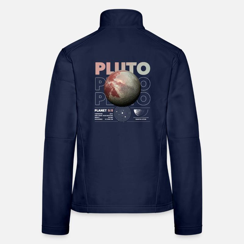 Pluto details - Women's Softshell Jacket - navy