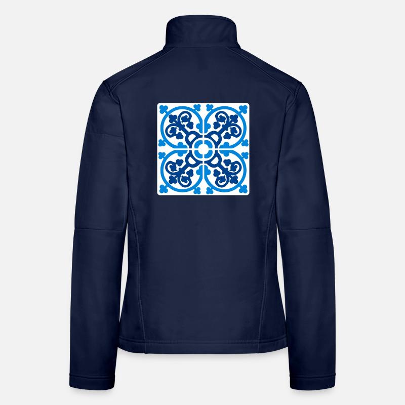 Mediterranean Majolica Women's Softshell Jacket