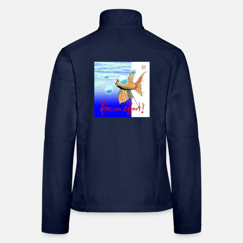 fais un effort Frauen Softshelljacke
