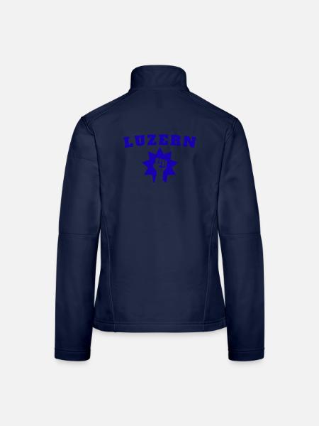 Luzern - Frauen Softshelljacke - Navy - Hinten