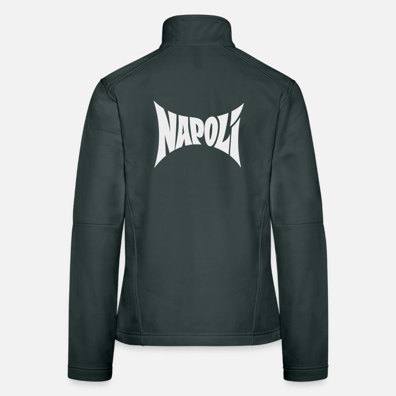 Napoli Typography Design Women's Softshell Jacket