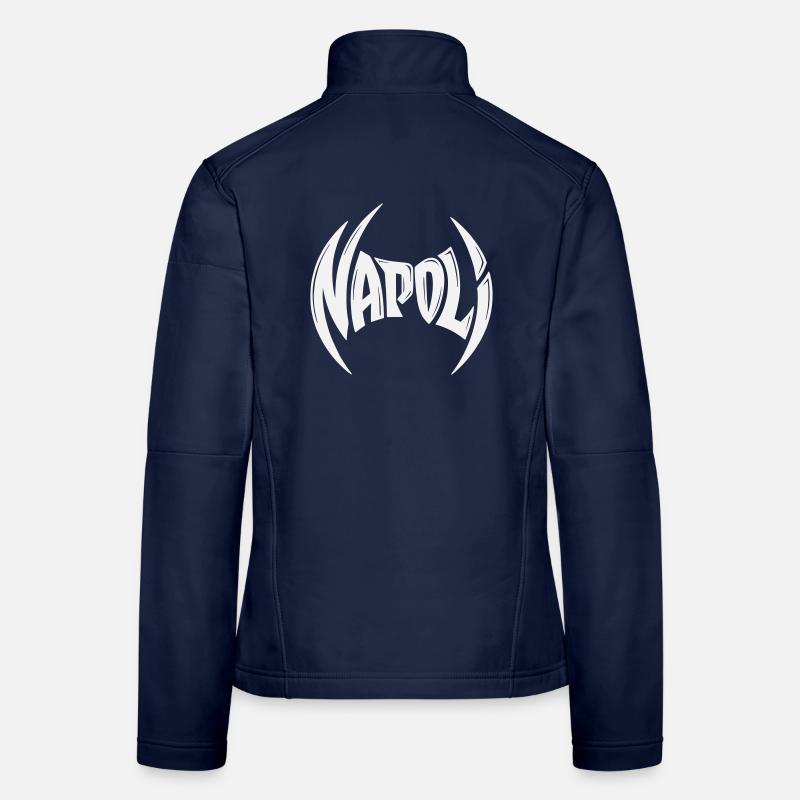 Napoli Crest Typography Frauen Softshelljacke