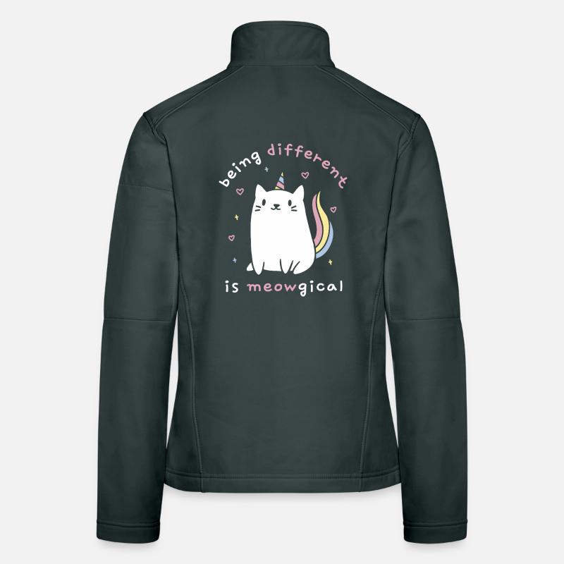 Being Different is Meowgical Women's Softshell Jacket