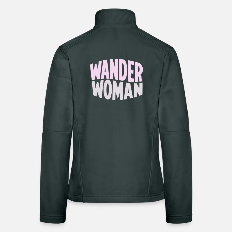 Wanderfrau Gradient Typo Women's Softshell Jacket