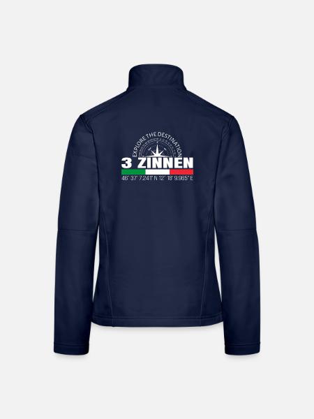 3 Zinnen - Frauen Softshelljacke - Navy