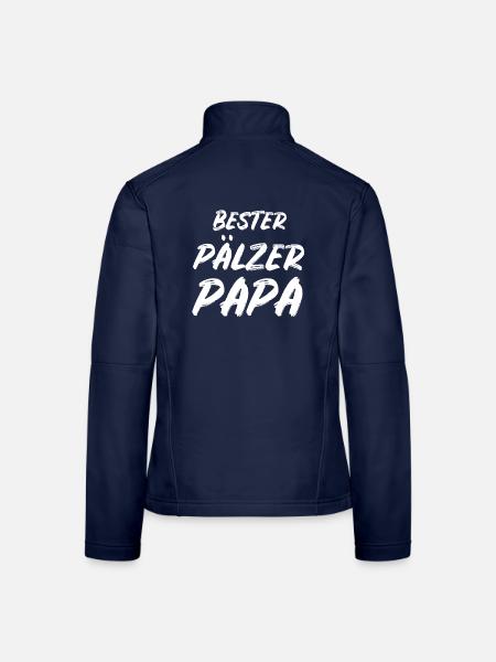 Bester Pälzer Papa – Pfälzer Vatertag Geschenk Spr - Frauen Softshelljacke - Navy