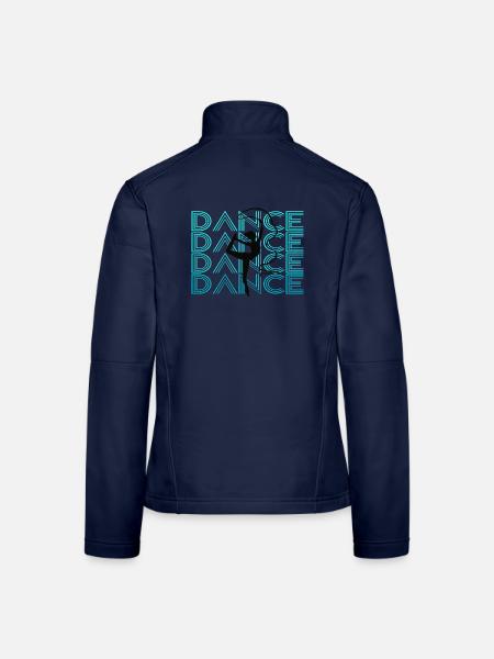 Dance - Frauen Softshelljacke - Navy - Hinten