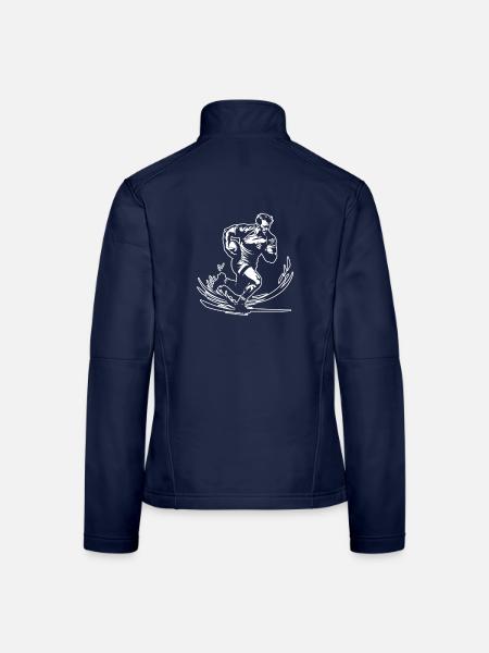 Rugby - Frauen Softshelljacke - Navy - Hinten