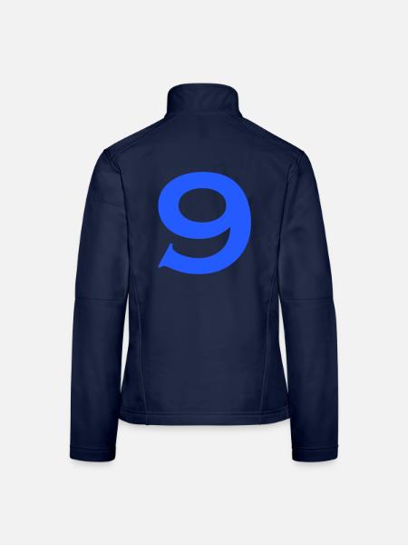 9 - Frauen Softshelljacke - Navy - Hinten