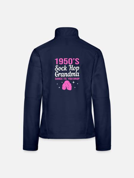 Sock Hop - Frauen Softshelljacke - Navy - Hinten
