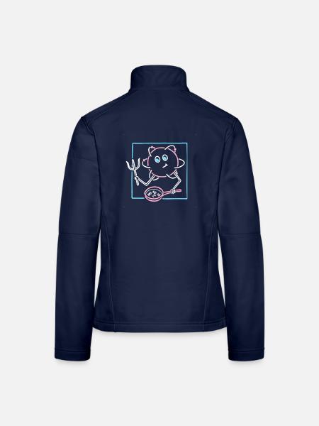 Rührkeiser - Frauen Softshelljacke - Navy - Hinten